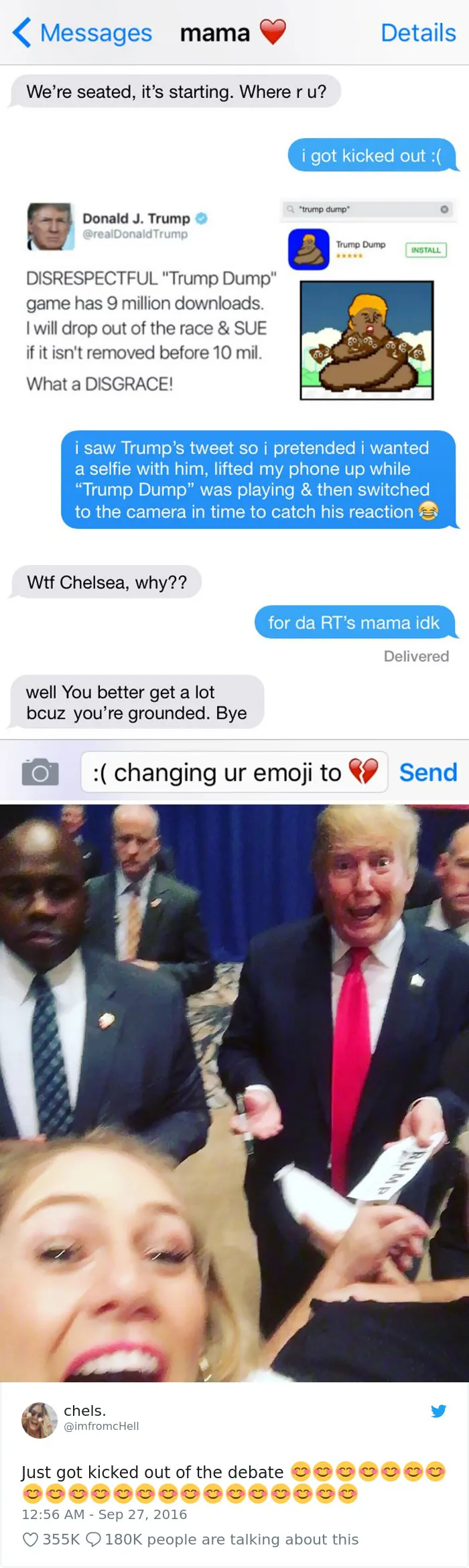 Just Got Kicked Out Of The Debate