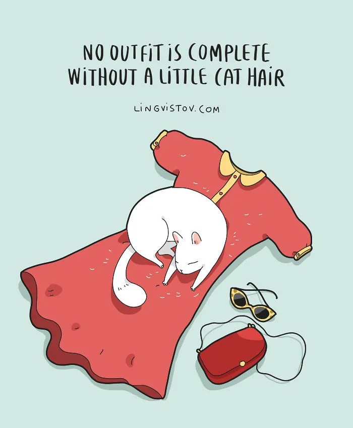 The Reality Of Having A Cat That I Captured In 29 Illustrations (New Pics)