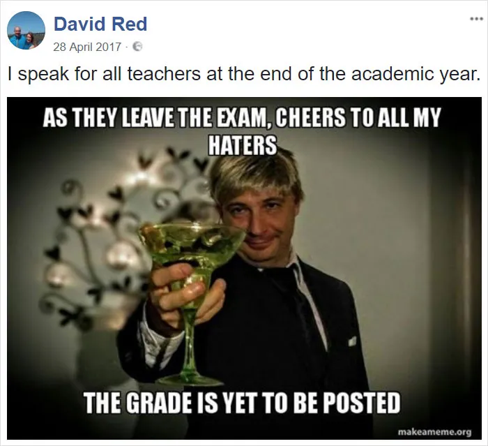 19 Times This Teacher Was So Tired Of His Student BS He Responded By Turning Himself Into Funny Memes