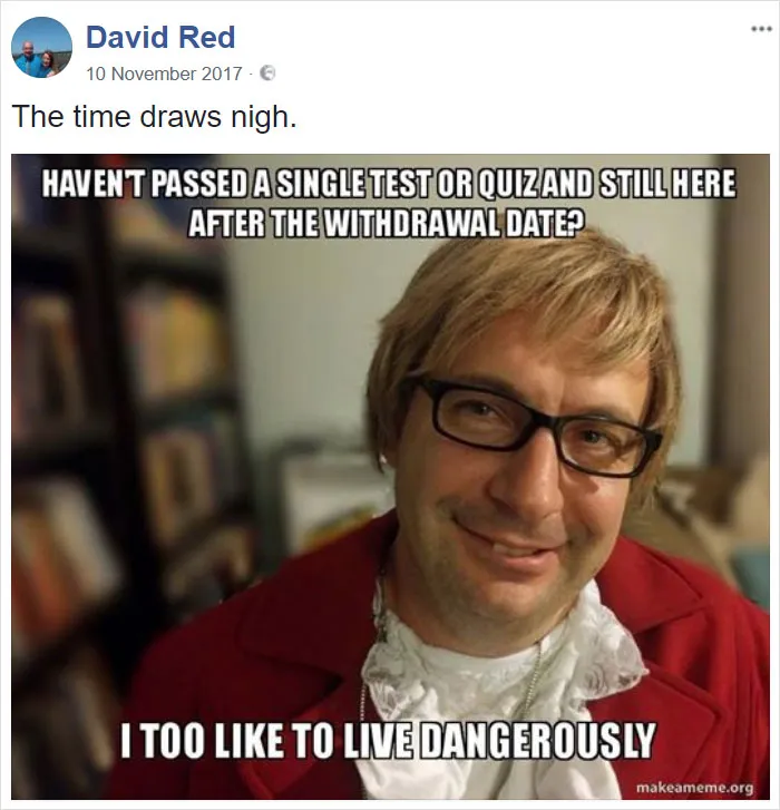 19 Times This Teacher Was So Tired Of His Student BS He Responded By Turning Himself Into Funny Memes