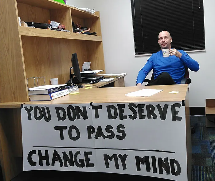 19 Times This Teacher Was So Tired Of His Student BS He Responded By Turning Himself Into Funny Memes