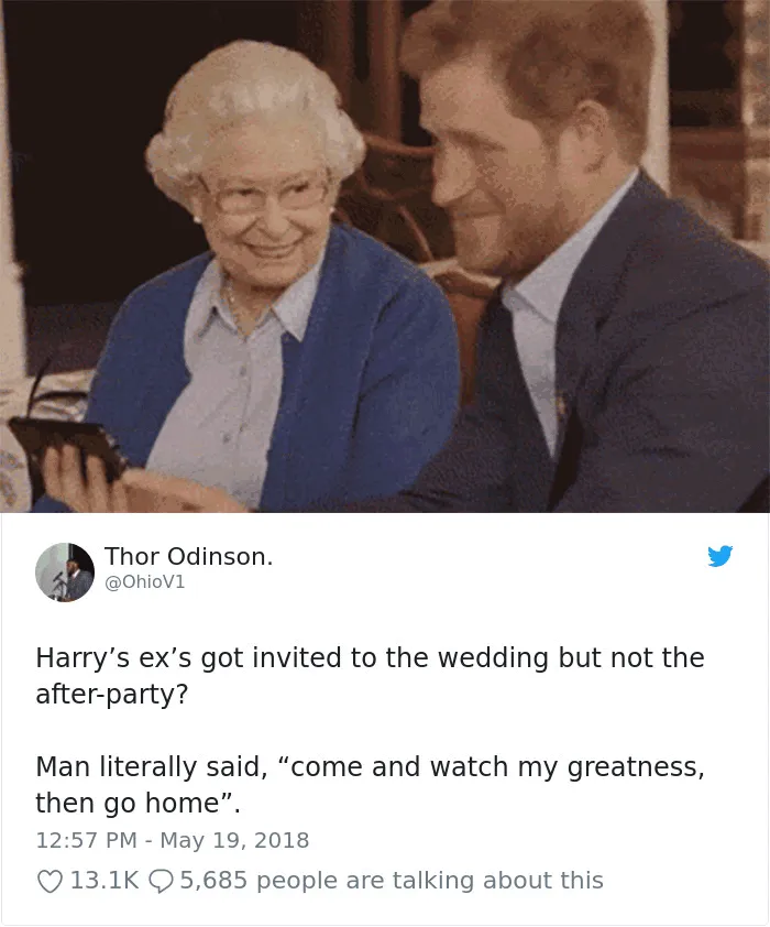 Internet Is Laughing Out Loud At These 95 Hilarious Reactions To The Royal Wedding