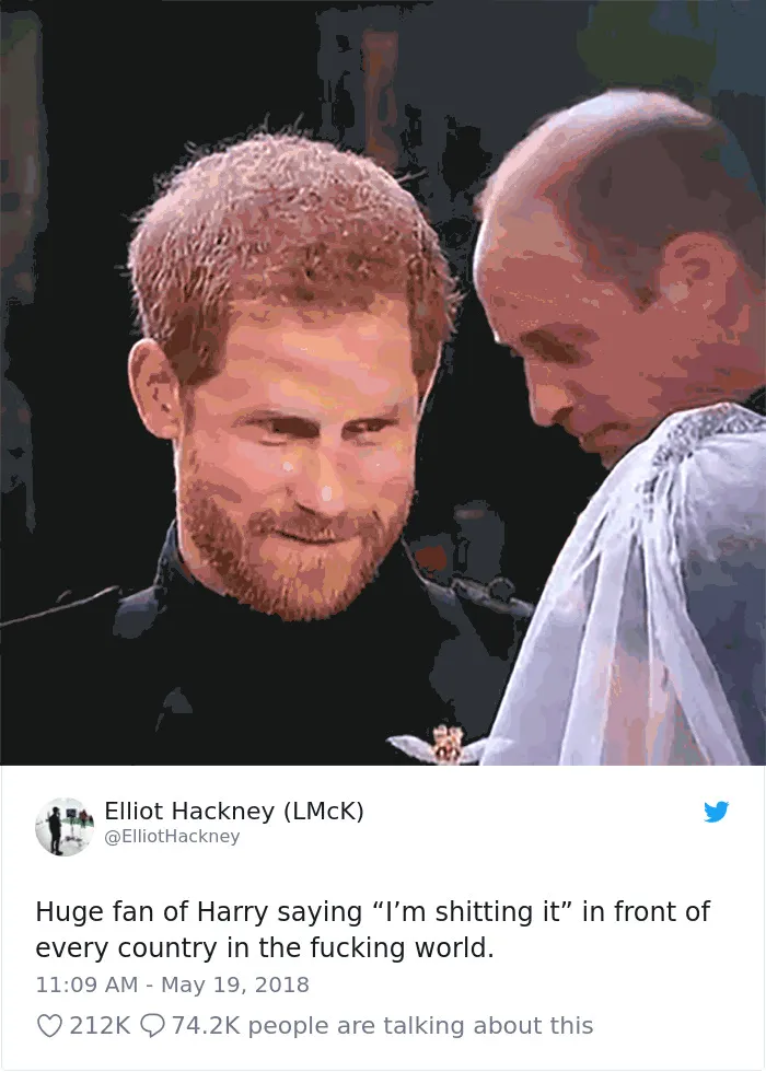 Internet Is Laughing Out Loud At These 95 Hilarious Reactions To The Royal Wedding