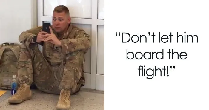 Soldier Breaks Down In Front Of Everybody When He Answers A Call From His Pregnant Wife