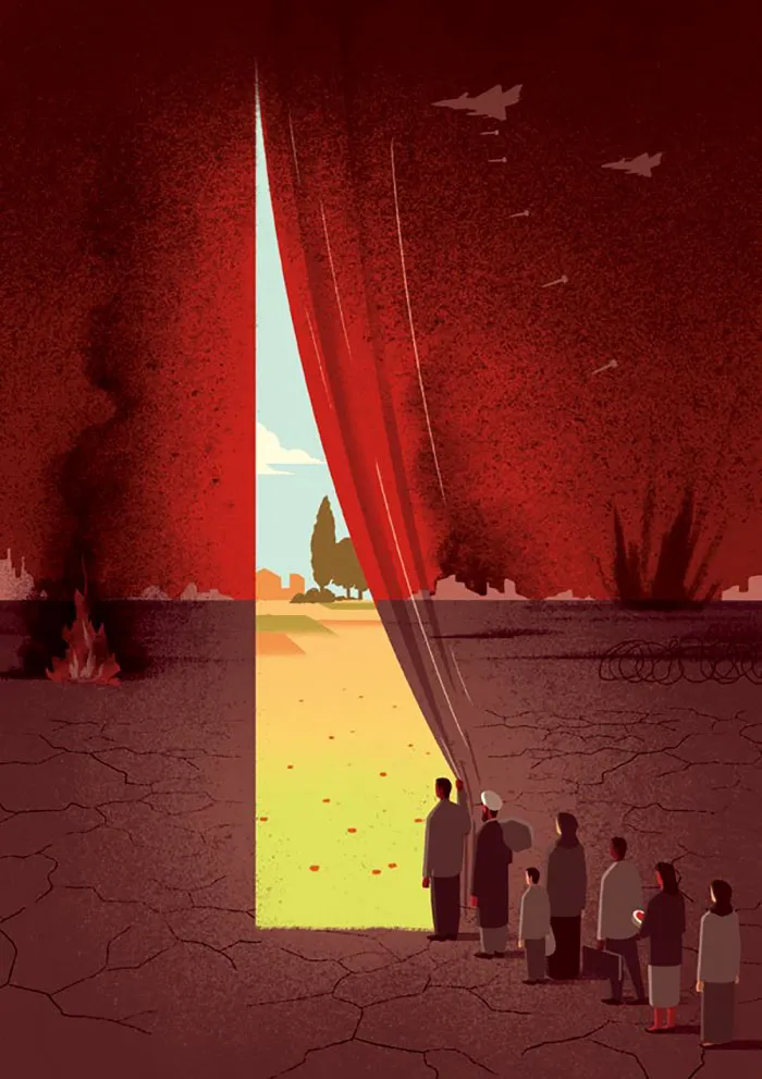 76 Thought-Provoking Illustrations About Modern Day Issues That You'll Need To Look Twice To Understand