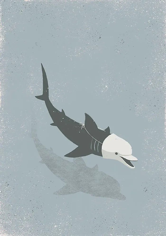 76 Thought-Provoking Illustrations About Modern Day Issues That You'll Need To Look Twice To Understand