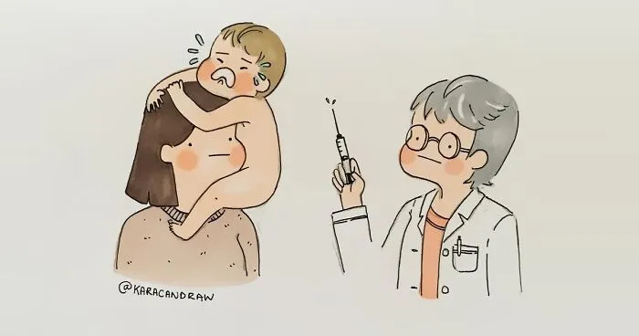I Illustrate The Everyday Life With A 2-Year-Old Toddler As A Stay-At-Home Mom