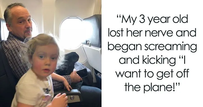 Mother Couldn't Stop Her Kids From Screaming On A Plane, So This Stranger Stepped In