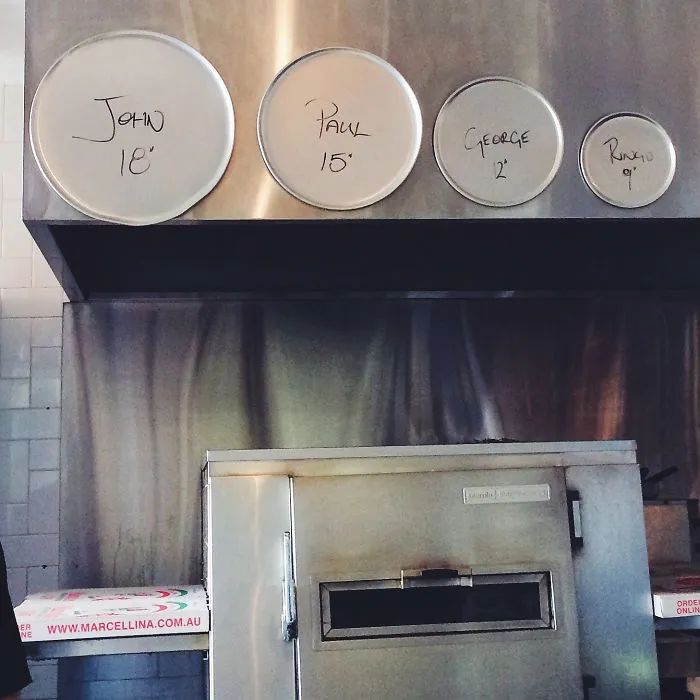 My Local Pizzeria's Size Options