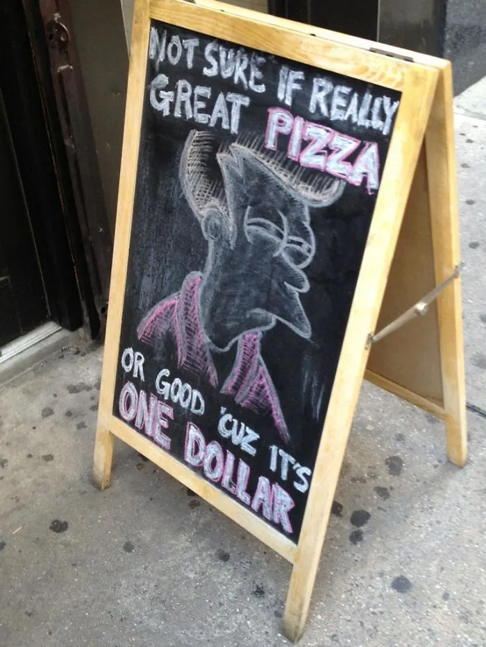 Found At A Pizzeria In Midtown