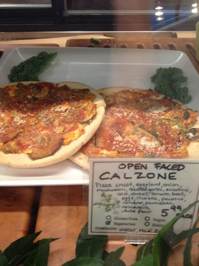 Open Faced Calzone