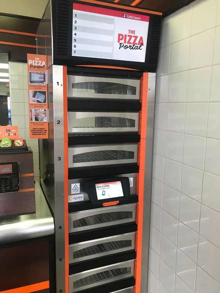 Pizza Chain Offers Online Ordering That Can Be Picked Up At A “Pizza Portal” With A Confirmation Code And No Human Interaction
