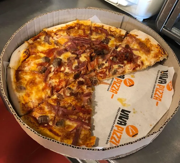 This Pizza Came In A Circular Box