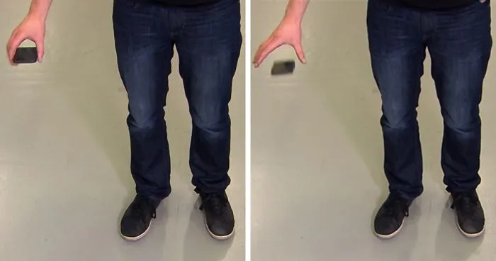 Genius Student Invents "Mobile Airbag" That Deploys When You Drop Your Phone, Tries It With His Phone