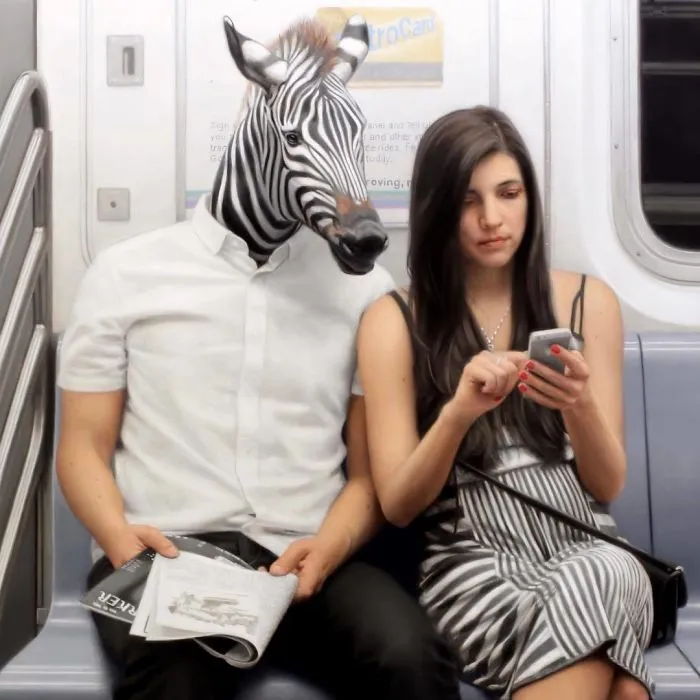 These Surreal Portraits Show How "Wild" The New York Subway Is