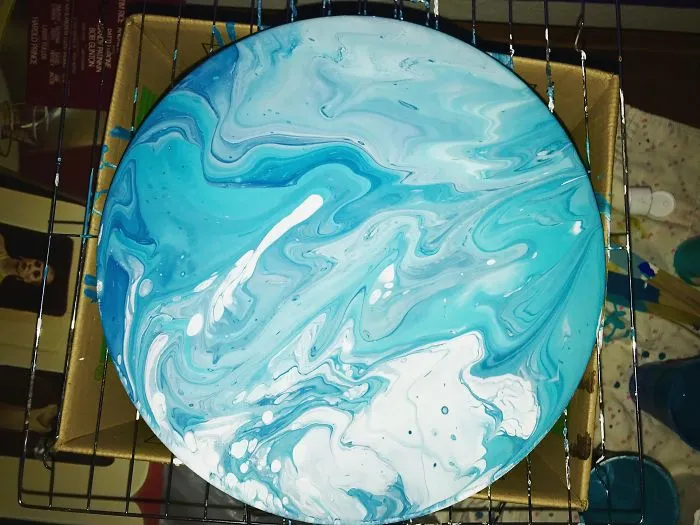 Vinyl Record Fluid Artist
