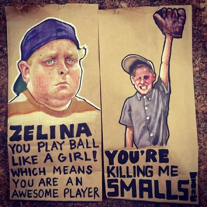This Dad Started Drawing On His Kids' Lunch Bags 5 Years Ago And Even Obama Loved Them