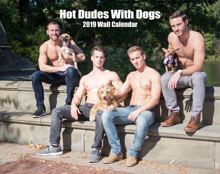 Hot Dudes With Dogs Just Released A Steamy Calendar