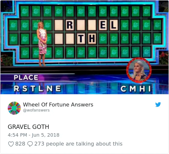 Someone Is Tweeting Hilariously Wrong "Wheel Of Fortune" Answers, And We Can't Get Enough