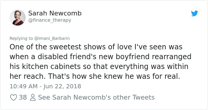 Disabled People Are Sharing The Most Adorable Ways Their Partners Show Them Love And It Will Warm Your Heart