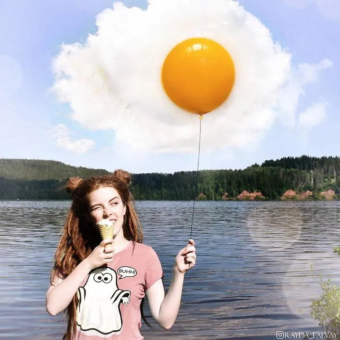 19-Year-Old Artist Takes Self Portraits To Create These Surreal Compositions