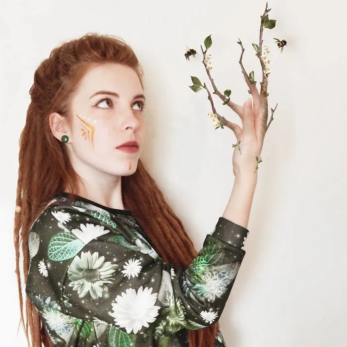 19-Year-Old Artist Takes Self Portraits To Create These Surreal Compositions