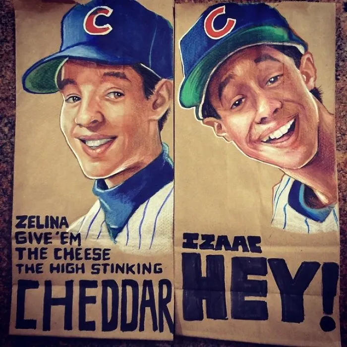 This Dad Started Drawing On His Kids' Lunch Bags 5 Years Ago And Even Obama Loved Them