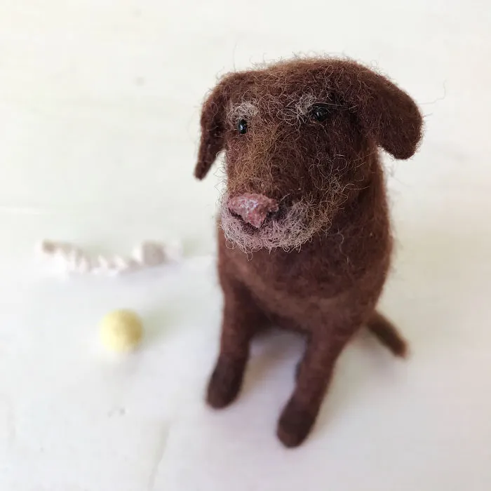 Artist Creates Adorable Puppies From Wool, And They Look So Real