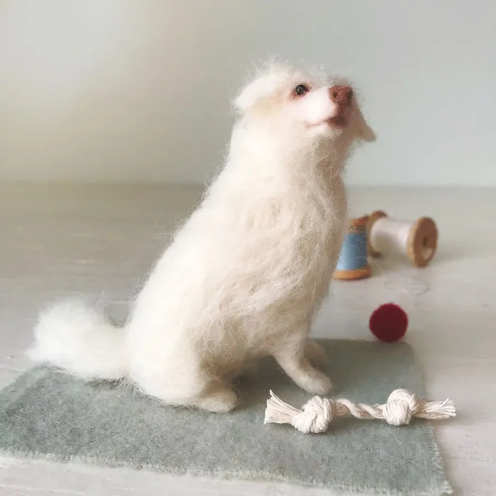 Artist Creates Adorable Puppies From Wool, And They Look So Real
