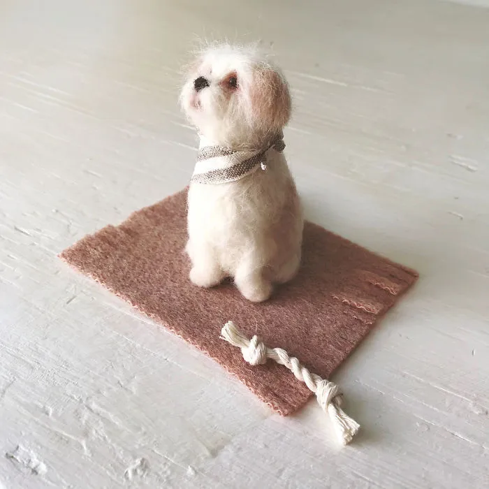 Artist Creates Adorable Puppies From Wool, And They Look So Real