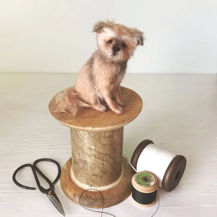 Artist Creates Adorable Puppies From Wool, And They Look So Real
