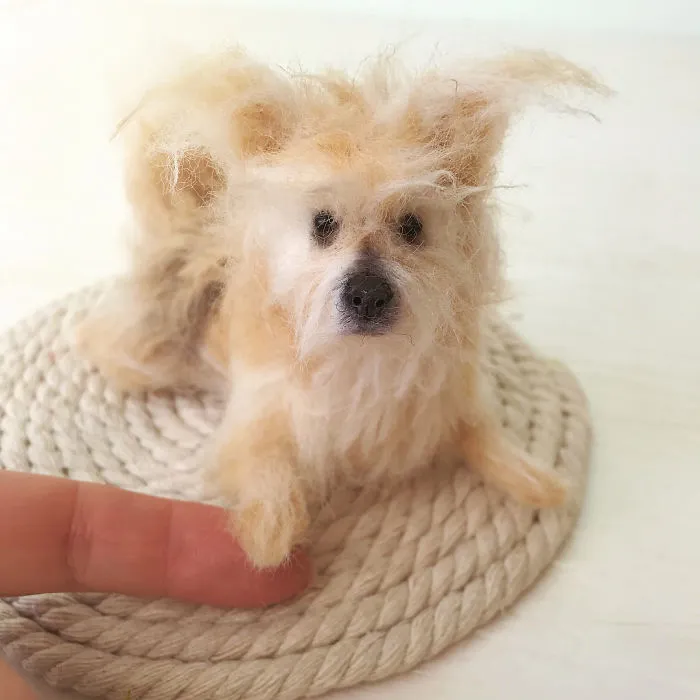 Artist Creates Adorable Puppies From Wool, And They Look So Real