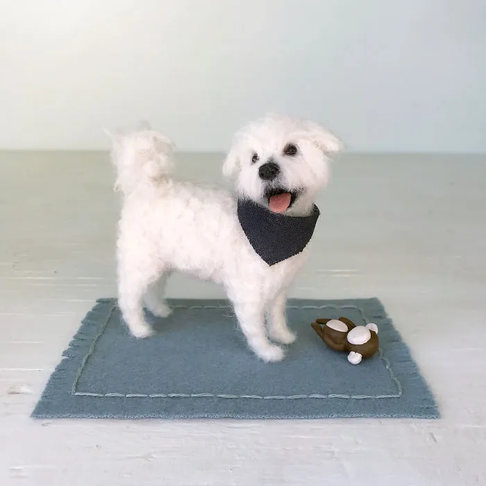 Artist Creates Adorable Puppies From Wool, And They Look So Real