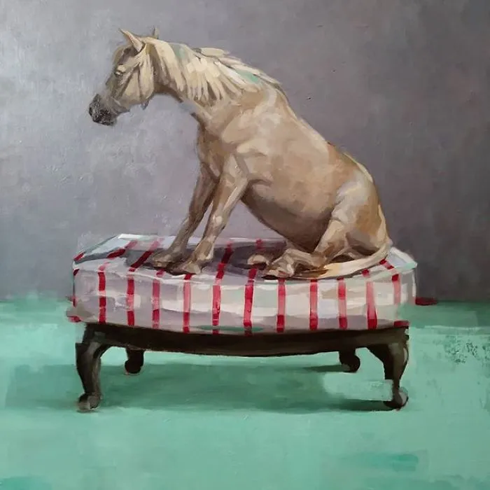 Artist Illustrates Human Behavior Jumping Across Different Mediums