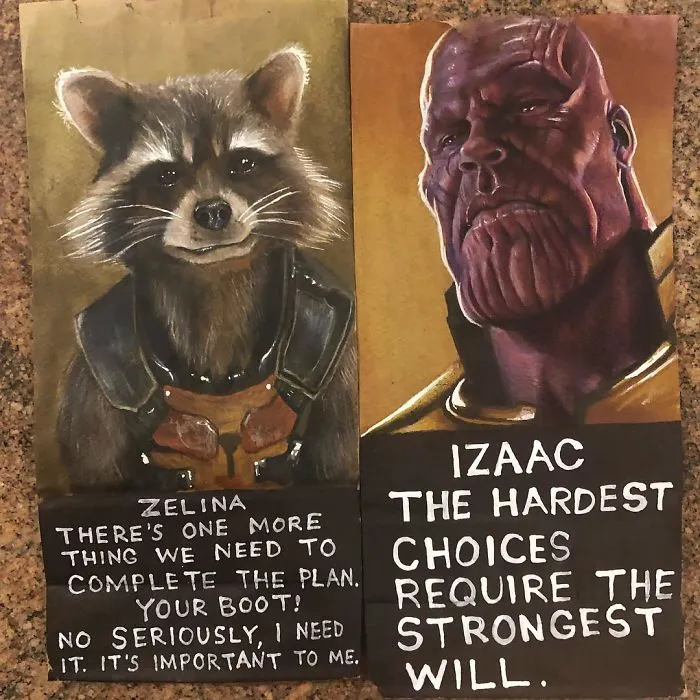 This Dad Started Drawing On His Kids' Lunch Bags 5 Years Ago And Even Obama Loved Them