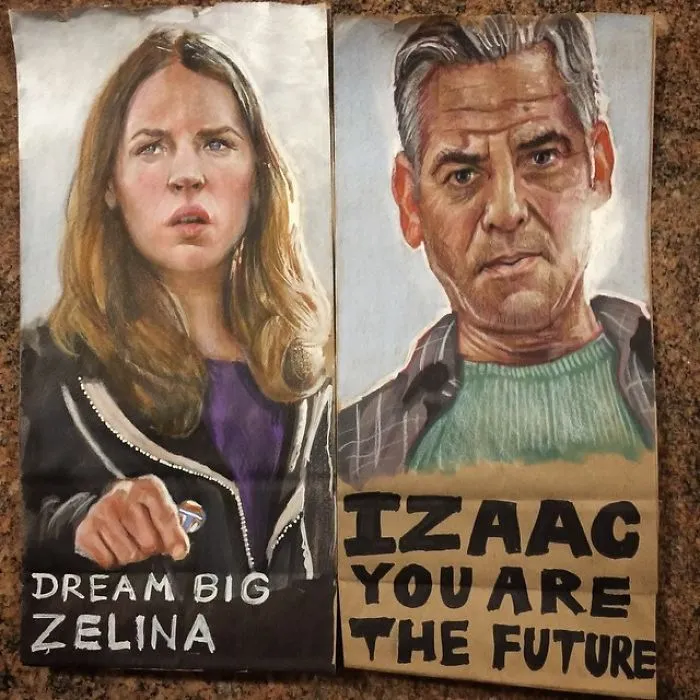 This Dad Started Drawing On His Kids' Lunch Bags 5 Years Ago And Even Obama Loved Them