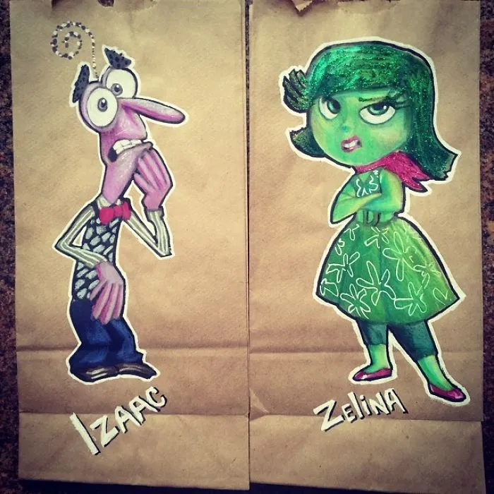 This Dad Started Drawing On His Kids' Lunch Bags 5 Years Ago And Even Obama Loved Them
