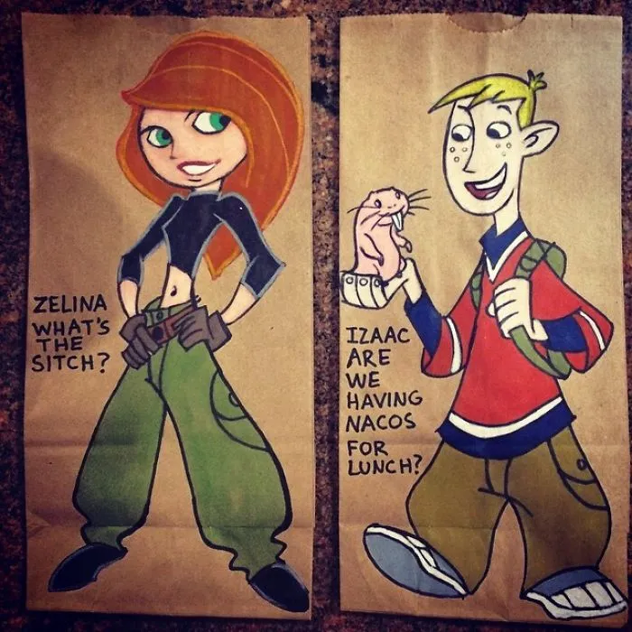 This Dad Started Drawing On His Kids' Lunch Bags 5 Years Ago And Even Obama Loved Them