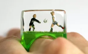 Let The Games Begin! I Had A Lot Of Fun Creating A Small Resin Jewelry Line For All Soccer World Championship Fans