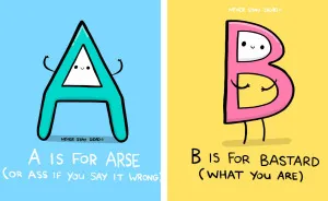 Cute And Offensive Alphabet