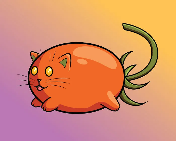 Roma Tomato Cat