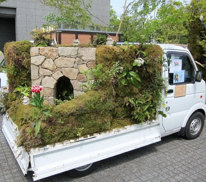 Mobile Fireplace Garden