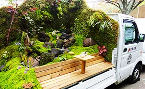 Japanese Compete To See Who Can Turn The Back Of Their Truck Into The Best Garden, And The Result Is Awesome