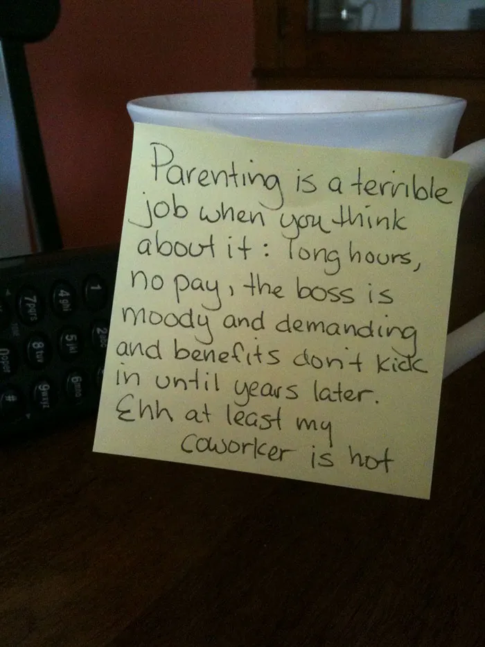 336 Hilariously Honest Post-It Notes That Reveal My Struggles Of Being A Stay-At-Home Dad