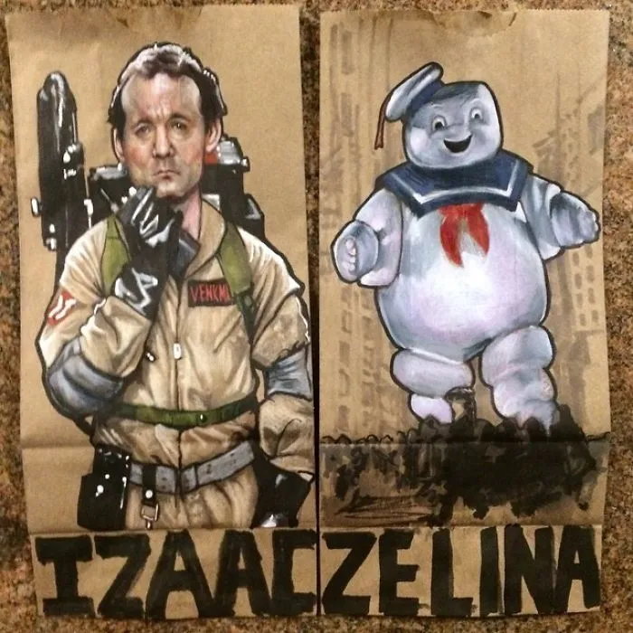 This Dad Started Drawing On His Kids' Lunch Bags 5 Years Ago And Even Obama Loved Them