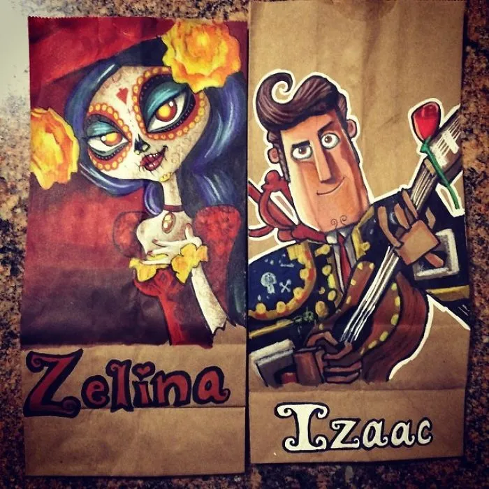 This Dad Started Drawing On His Kids' Lunch Bags 5 Years Ago And Even Obama Loved Them