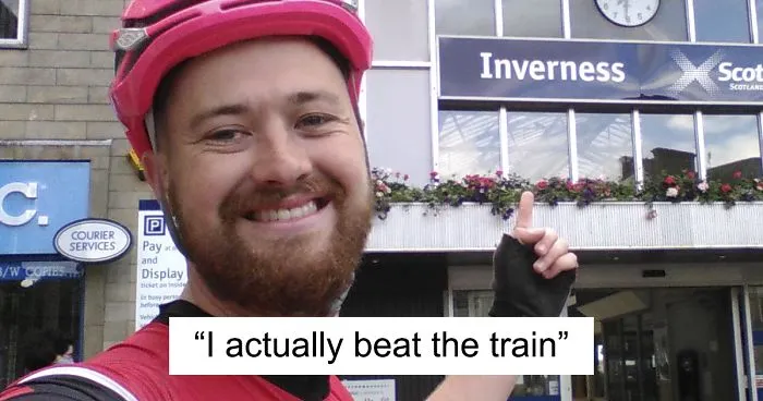 This Guy Was Not Allowed To Put His Bike On A Train, So He Cycled 170 Miles And Here Is What He Experienced On His Trip