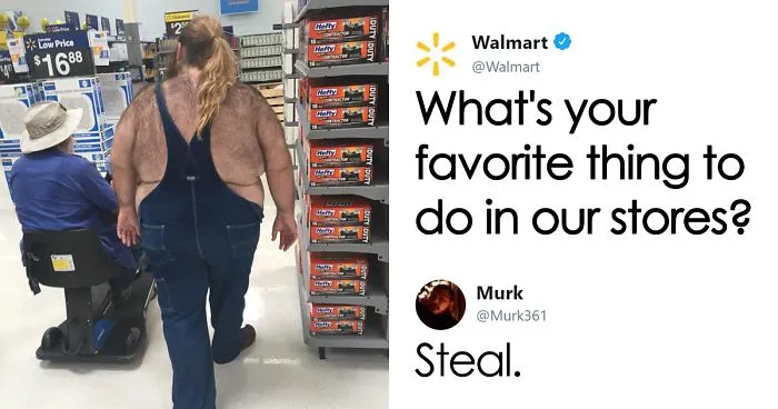 Guy Tells Walmart He Likes To Steal From Their Stores, And Their Response Is So Good, People Say They Beat Wendy's