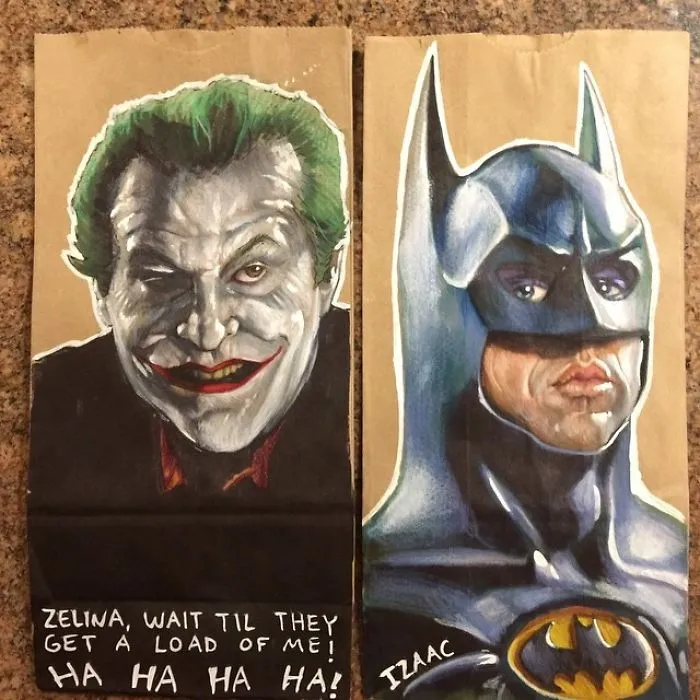 This Dad Started Drawing On His Kids' Lunch Bags 5 Years Ago And Even Obama Loved Them