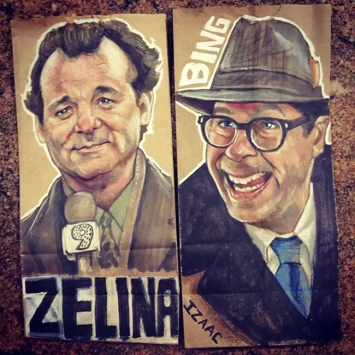 This Dad Started Drawing On His Kids' Lunch Bags 5 Years Ago And Even Obama Loved Them